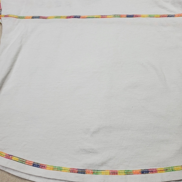 Disneyland Resort Rainbow Chenille Minnie Mouse Girls Large Top - Picture 3 of 10